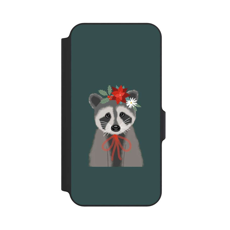Galaxy S23 FE NIVOflip Holiday Raccoon