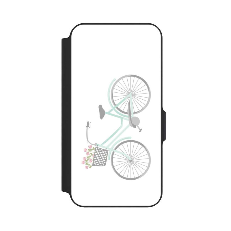 Galaxy S23 FE NIVOflip Retro Fahrrad weißer Hintergrund 