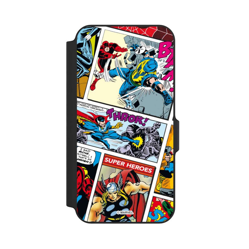 Galaxy S23 FE NIVOflip Marvel Retro Comic Blue