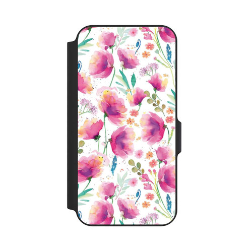 Samsung Galaxy S23 FE NIVOflip Coquelicots abstraits aquarelle