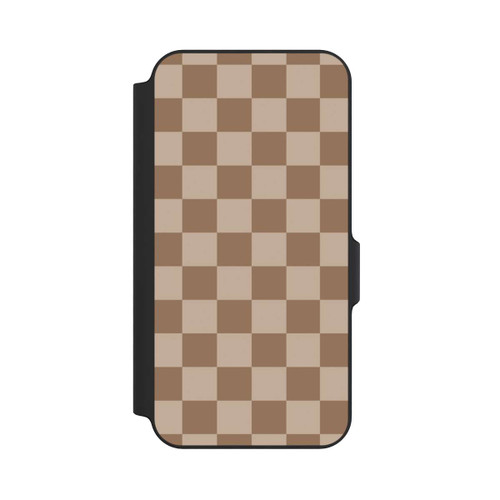 Samsung Galaxy S23 FE NIVOflip Braun Karo