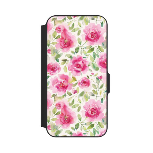 Samsung Galaxy S23 FE NIVOflip Aquarelle de roses fraîches