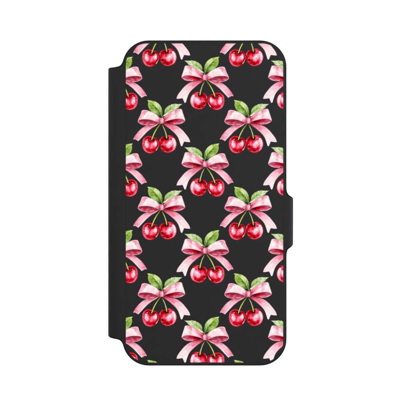 Galaxy S23 FE NIVOflip Cherry Bow Art with AI