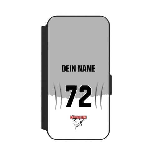 Samsung Galaxy S23 FE NIVOflip Kölner Haie Trikotmotiv Personalisierbar