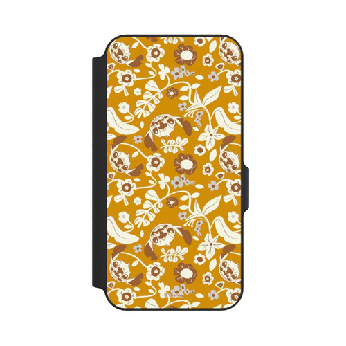 Samsung Galaxy S23 FE NIVOflip Stitch Floral Mustard Pattern