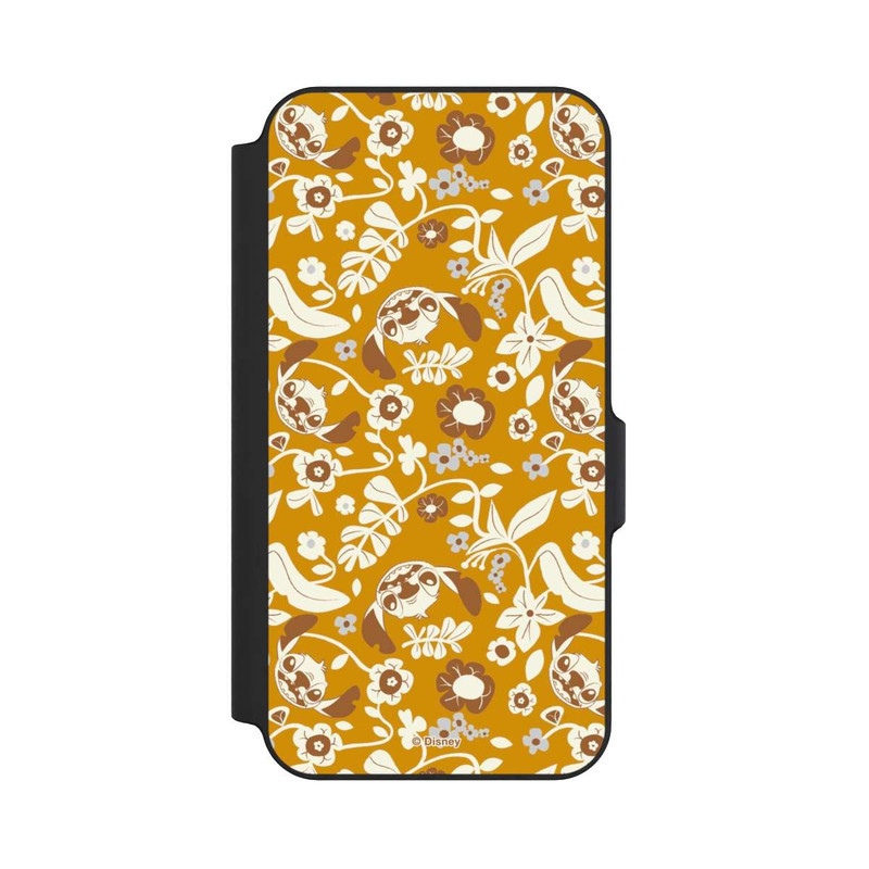 Galaxy S23 FE NIVOflip Stitch Floral Mustard Pattern
