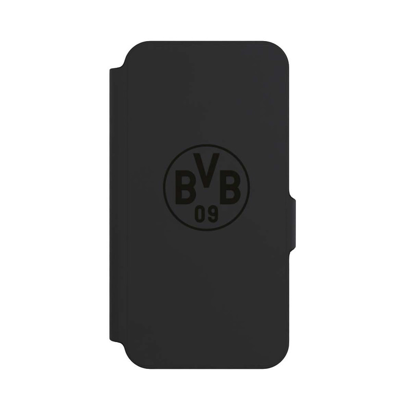 Galaxy S23 FE NIVOflip BVB Logo Schwarz Transparent