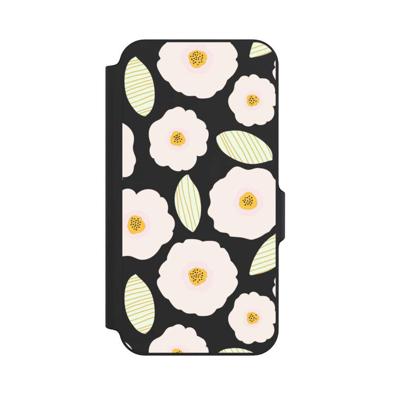 Galaxy S23 FE NIVOflip Simple Pastell Flowers Light Transparent