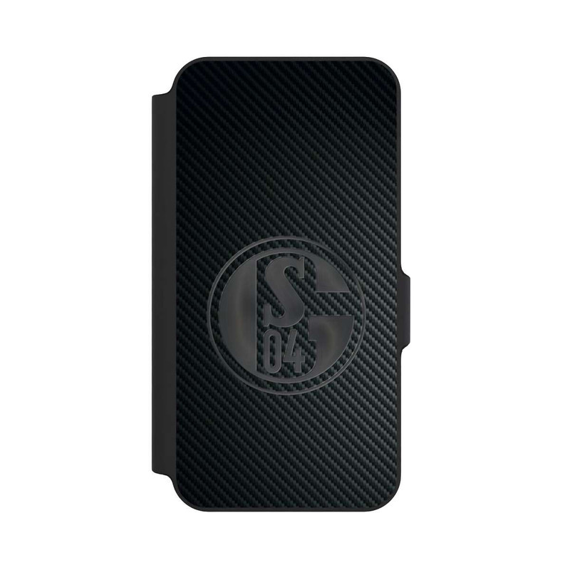 Galaxy S23 FE NIVOflip Schalke 04 Carbon Look