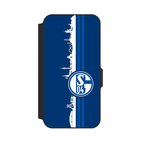Samsung Galaxy S23 FE NIVOflip Schalke 04 Skyline Blau