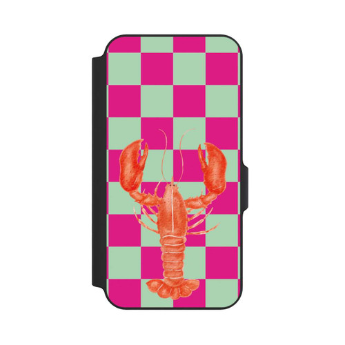 Samsung Galaxy S23 FE NIVOflip Pink Checkers Lobster