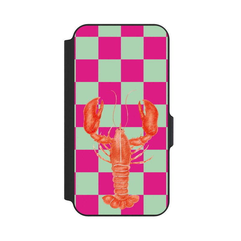 Galaxy S23 FE NIVOflip Pink Checkers Lobster