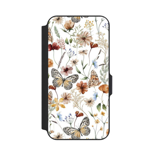 Samsung Galaxy S23 FE NIVOflip Wildflowers and Butterflies Pattern