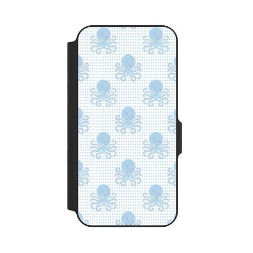 Samsung Galaxy S23 FE NIVOflip Blue Watercolor Octopus