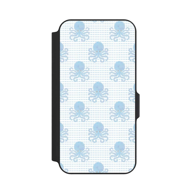 Galaxy S23 FE NIVOflip Blue Watercolor Octopus