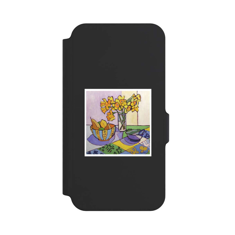 Galaxy S23 FE NIVOflip Daffodil Patchwork, 2023, by Catherine J Martzloff