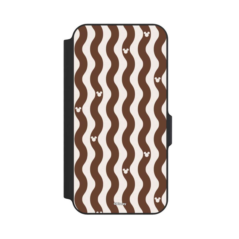 Galaxy S23 FE NIVOflip Mickey Mouse Brown Pattern Waves