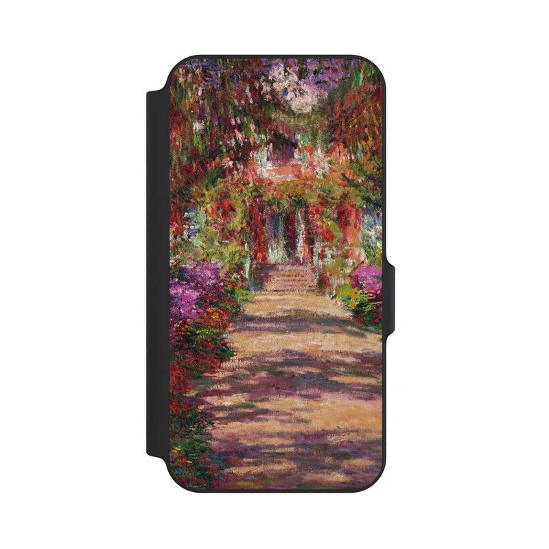 Galaxy S23 FE NIVOflip Eine Allee in Monets Garten in Giverny by Claude Monet