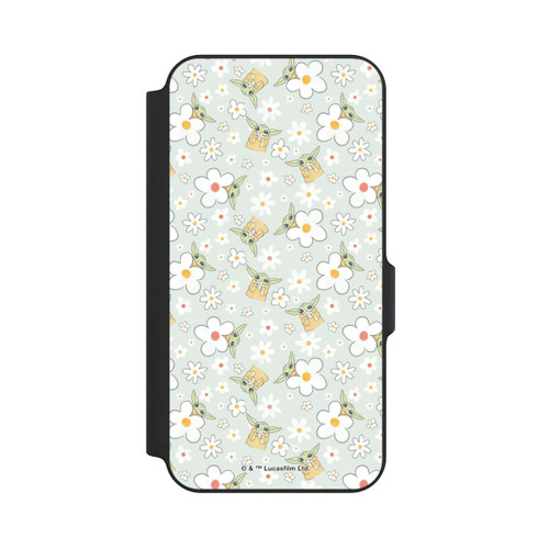 Samsung Galaxy S23 FE NIVOflip Baby Yoda Flower Pattern