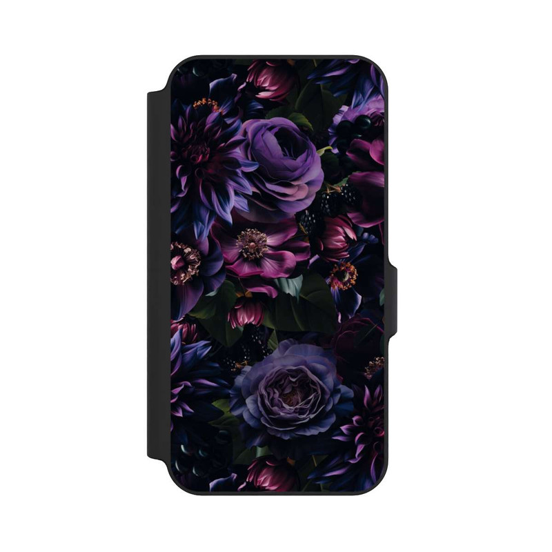 Galaxy S23 FE NIVOflip Dunkle Lila Blüten 