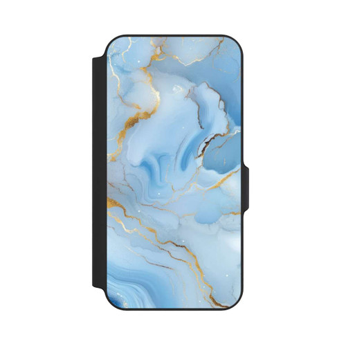 Samsung Galaxy S23 FE NIVOflip Blauer Marmor