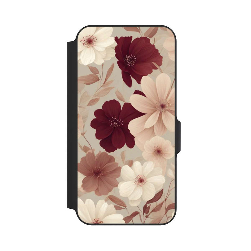 Galaxy S23 FE NIVOflip Romantische Pastellblumen mit KI
