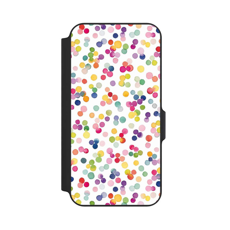 Galaxy S23 FE NIVOflip Watercolour Punkte Bunt