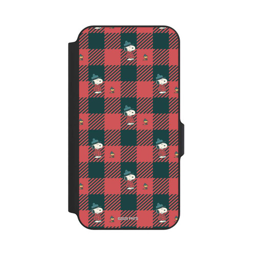 Samsung Galaxy S23 FE NIVOflip Peanuts Red Tartan Pattern