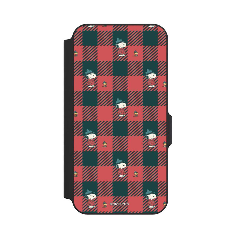Galaxy S23 FE NIVOflip Peanuts Red Tartan Pattern