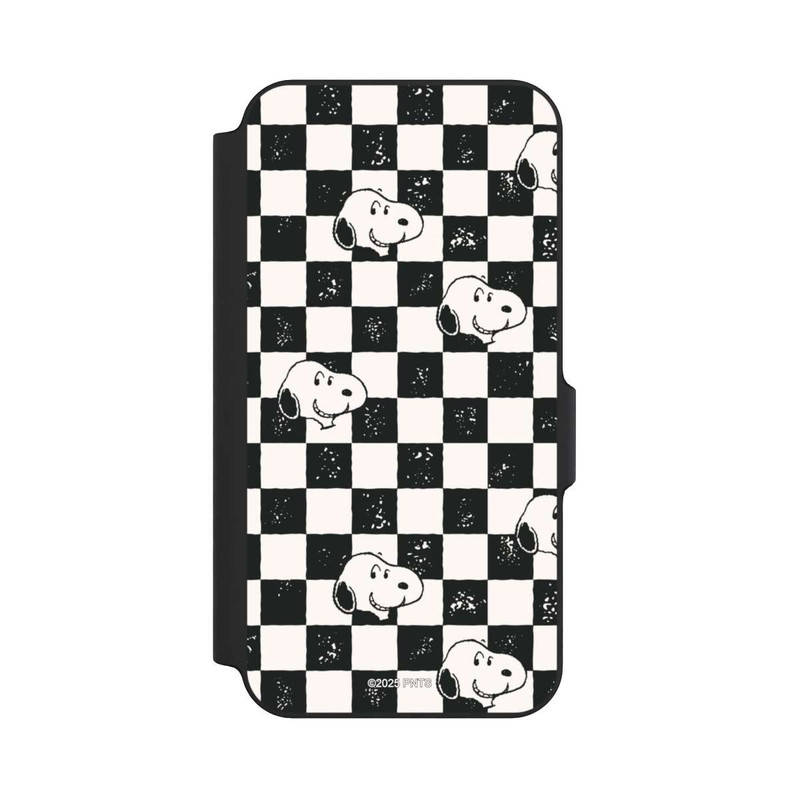 Galaxy S23 FE NIVOflip Snoopy Heads Checked Pattern