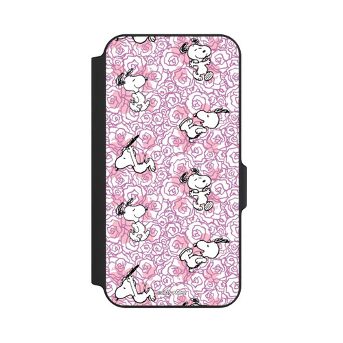 Samsung Galaxy S23 FE NIVOflip Peanuts Pink Roses Pattern