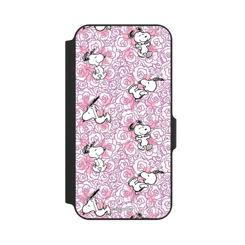 Galaxy S23 FE NIVOflip Peanuts Pink Roses Pattern