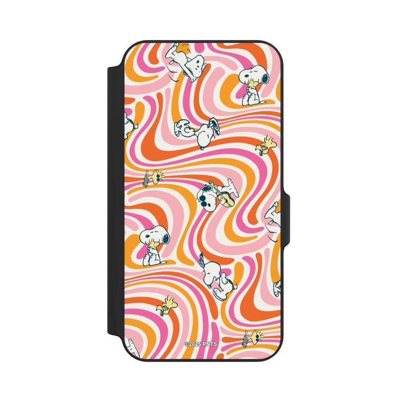 Galaxy S23 FE NIVOflip Peanuts Hippie Pattern Orange