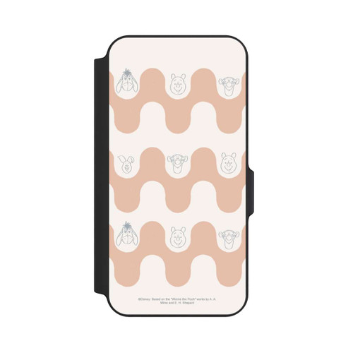 Samsung Galaxy S23 FE NIVOflip Winnie l'Ourson et ses Amis Motif Vagues Bohèmes
