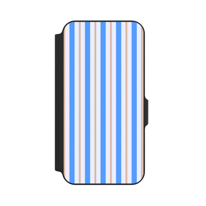 Galaxy S23 FE NIVOflip Streifen Blau Beige