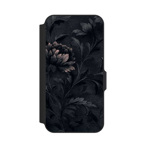 Samsung Galaxy S23 FE NIVOflip Dunkles Blumenmuster Vintage