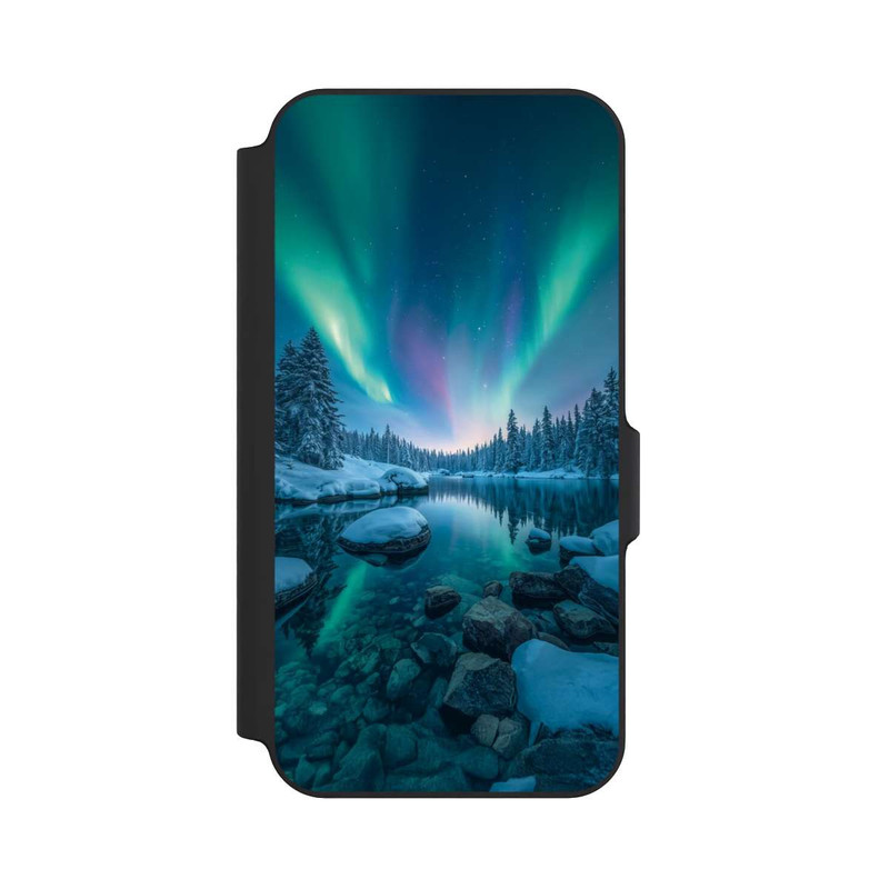 Galaxy S23 FE NIVOflip Aurores boréales Briller avec IA