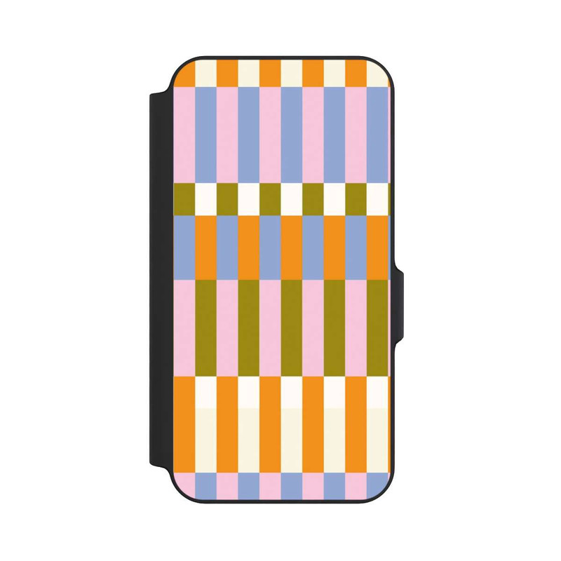 Galaxy S23 FE NIVOflip Thème à Carreaux Colorés et Audacieux