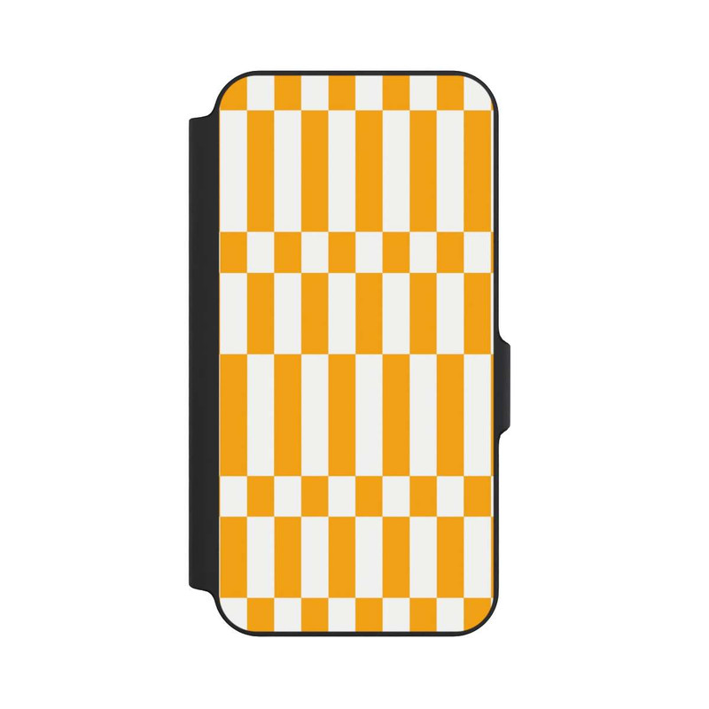 Galaxy S23 FE NIVOflip Checked Summer Pattern Bold Yellow