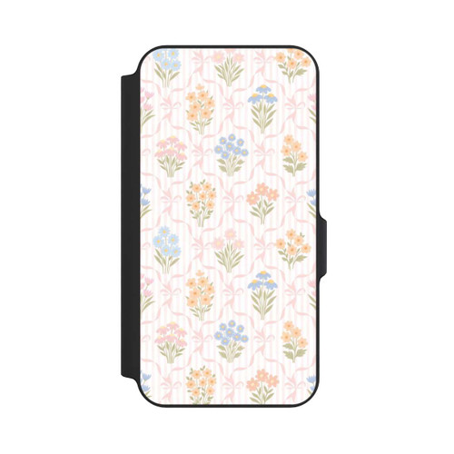 Samsung Galaxy S23 FE NIVOflip Vintage Frühlingsblumenstrauß im Cottagecore Stil