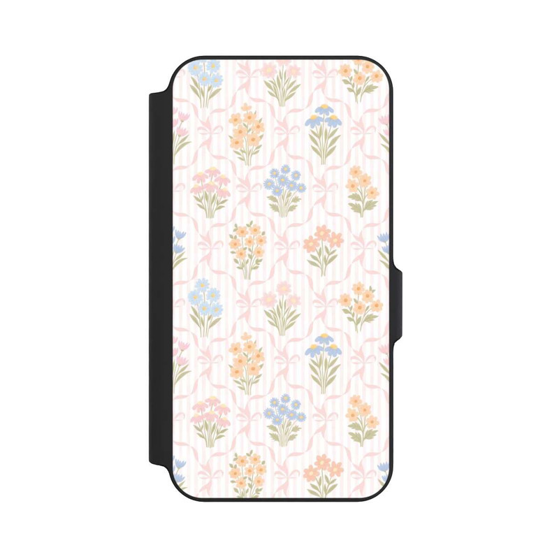 Galaxy S23 FE NIVOflip Vintage Frühlingsblumenstrauß im Cottagecore Stil