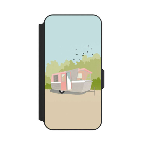 Samsung Galaxy S23 FE NIVOflip Retro Glamping by Roberta Murray