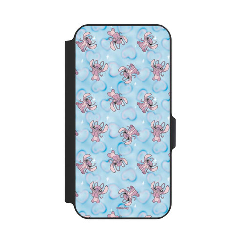 Samsung Galaxy S23 FE NIVOflip Lilo &amp; Stitch Angel Pattern Blue Hearts