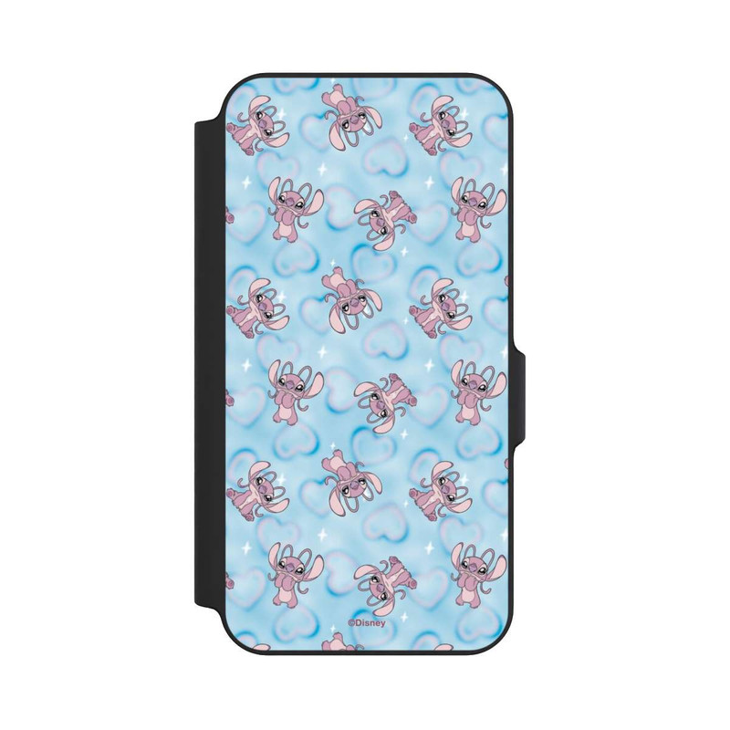 Galaxy S23 FE NIVOflip Lilo & Stitch Angel Pattern Blue Hearts