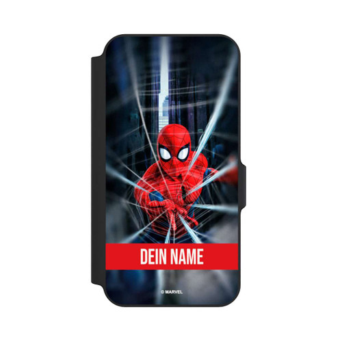 Samsung Galaxy S23 FE NIVOflip Spiderman Webs in Action Personalisierbar