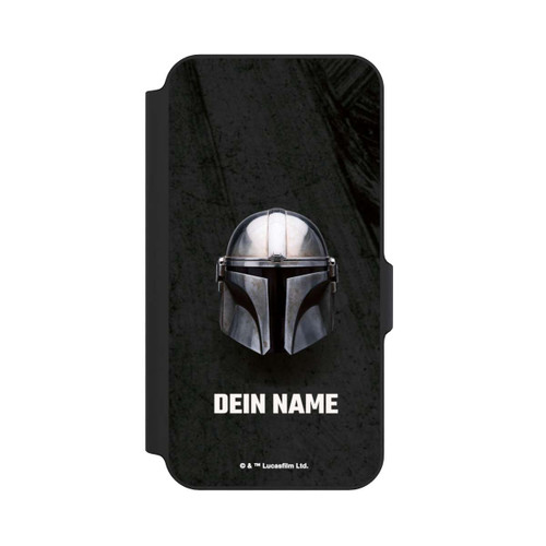 Samsung Galaxy S23 FE NIVOflip Star Wars Mandalorian Black Helmet Personalisierbar