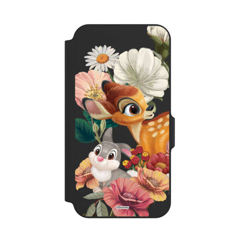 Samsung Galaxy S23 FE NIVOflip Bambi und Klopfer Blumen Transparent