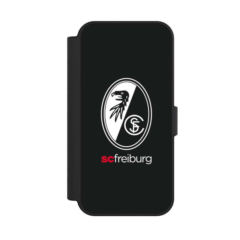 iPhone 16 NIVOflip SC Freiburg Wappen Schwarz