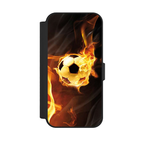 Apple iPhone 16 NIVOflip Fußball in Flammen