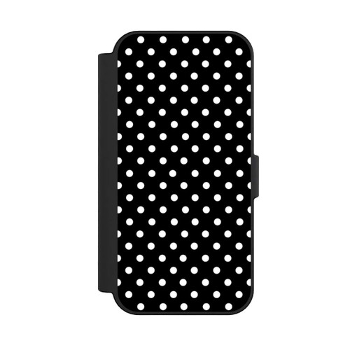 Apple iPhone 16 NIVOflip Confettis blancs sur fond noir